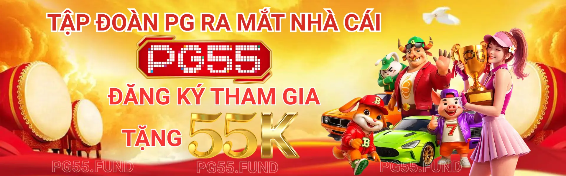 Tập Đoàn PG Ra Mắt Nhà Cái PG55 Tặng 55K
